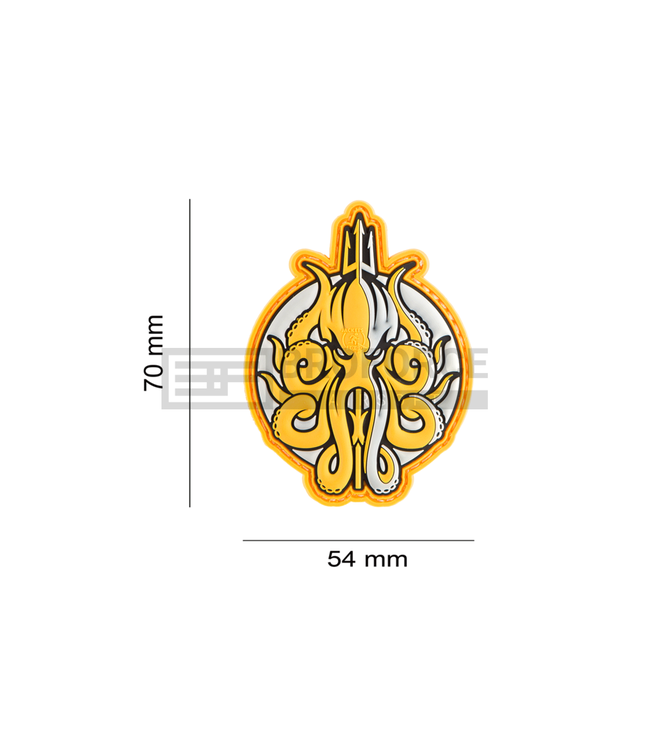 JTG Release the Kraken Rubber Patch - Yellow