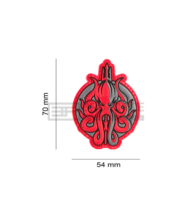 JTG Release the Kraken Rubber Patch - Red