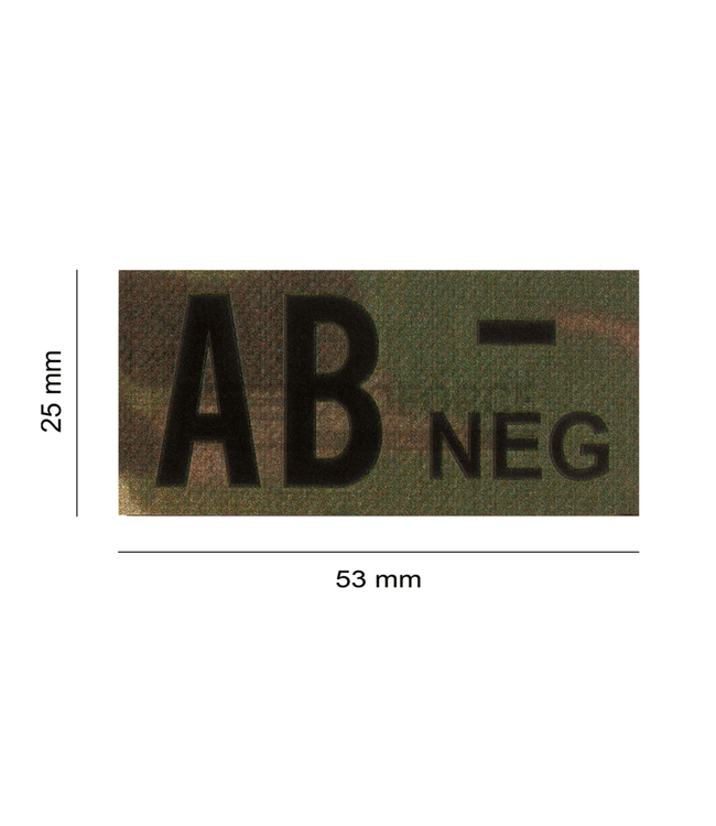 Clawgear AB Neg IR Patch - Multicam