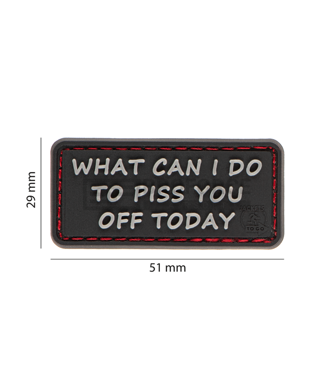 JTG What Can I do Patch - Black