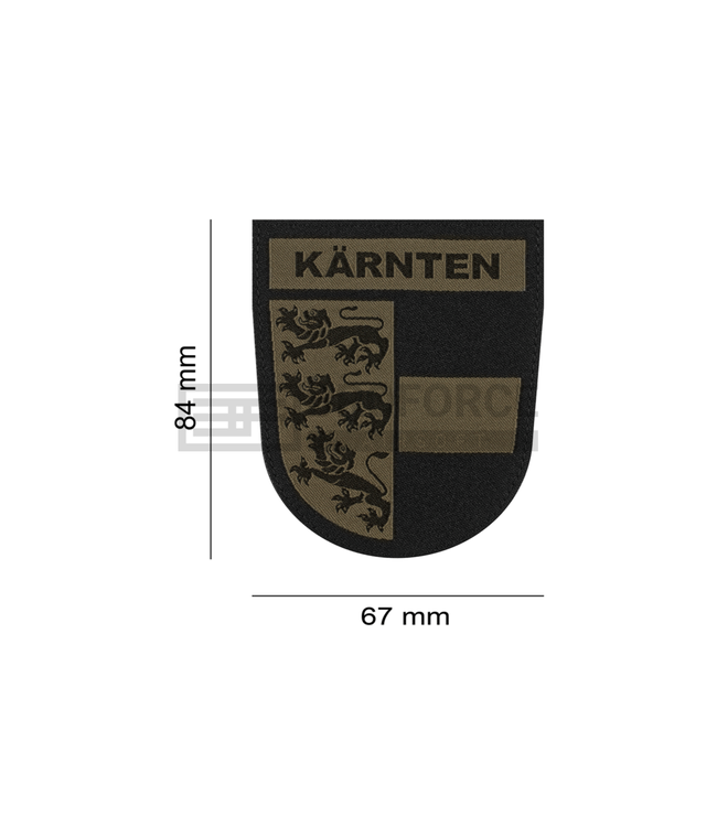 Clawgear Kärnten Shield Patch - RAL7013