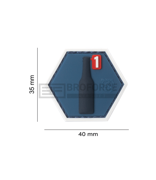 JTG Request Beer Rubber Patch - Multicolor