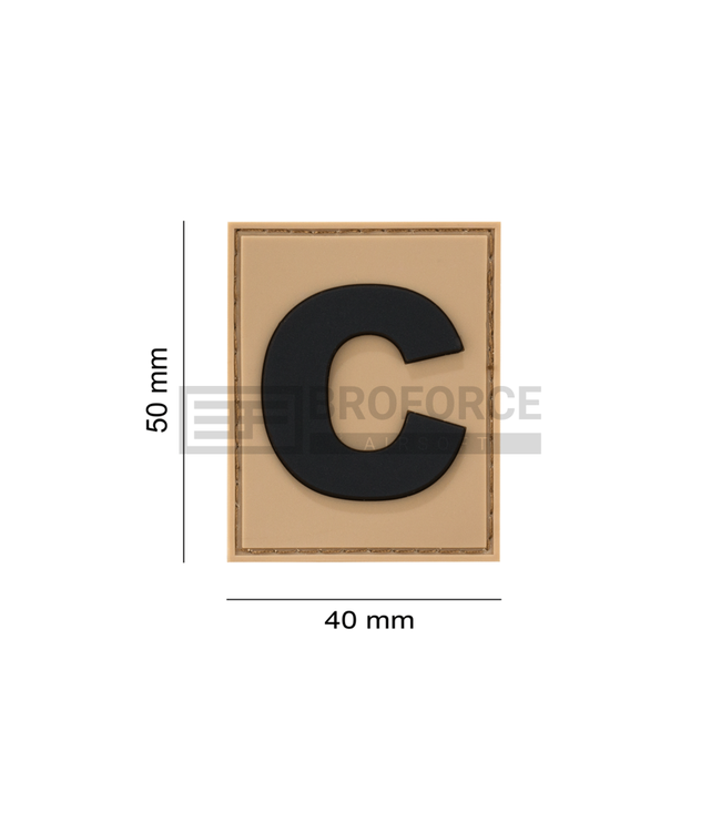 JTG C Team Member Rubber Patch Desert