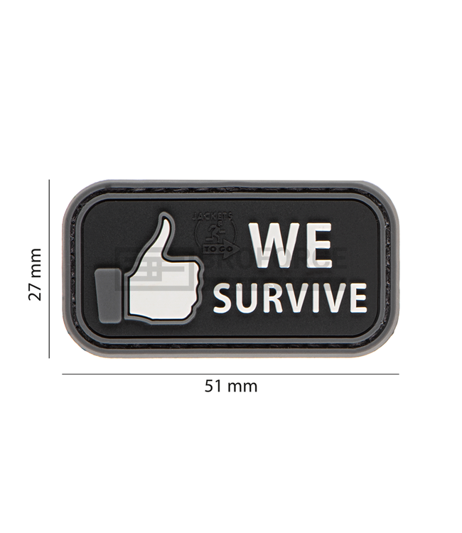 JTG We Survive Patch - Black