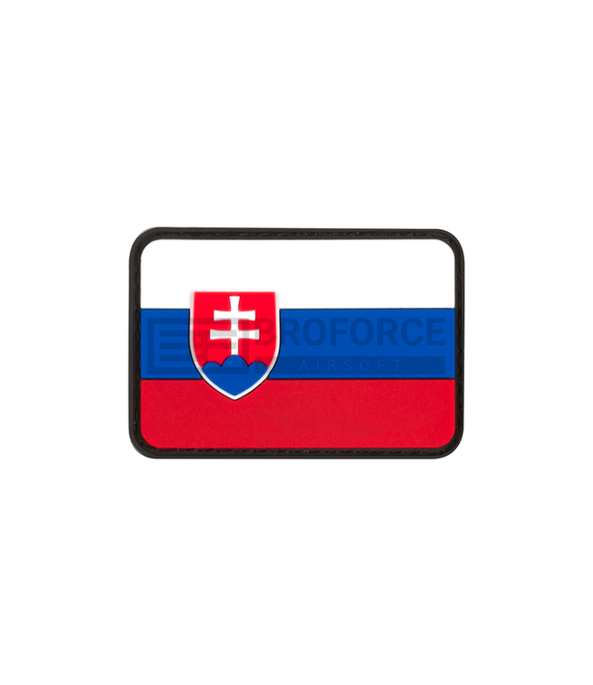 JTG Slovakia Flag Rubber Patch - Multicolor