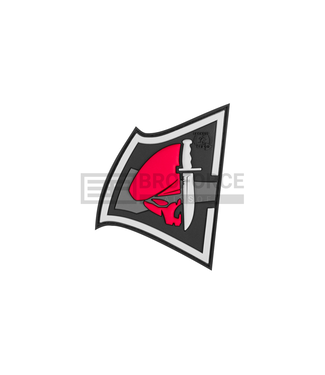 JTG Rebel Skull Rubber Patch - Multicolor