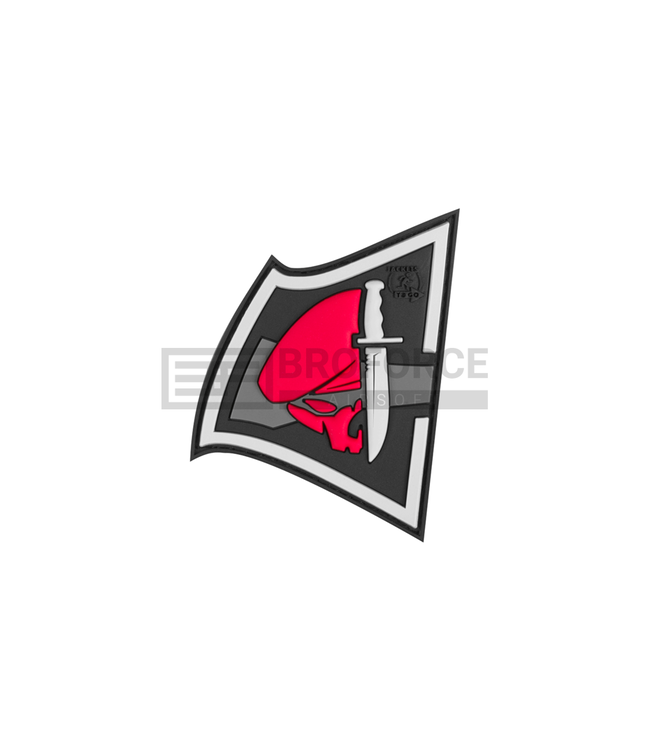 JTG Rebel Skull Rubber Patch - Multicolor