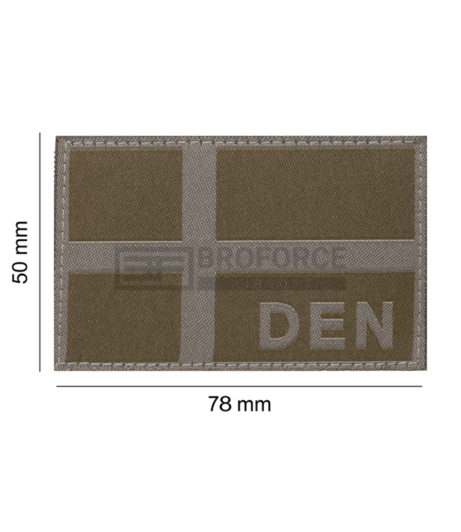 Clawgear Denmark Flag Patch - RAL7013