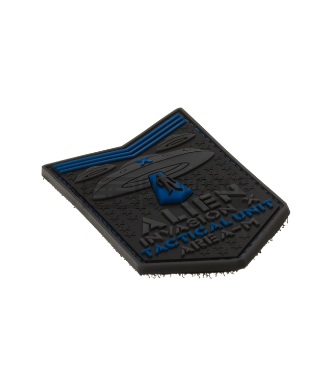 JTG Alien Invasion Tactical Unit Rubber Patch - Blue