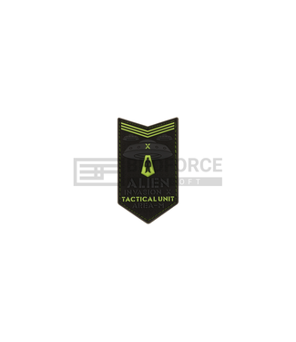 JTG Alien Invasion Tactical Unit Rubber Patch - Glow