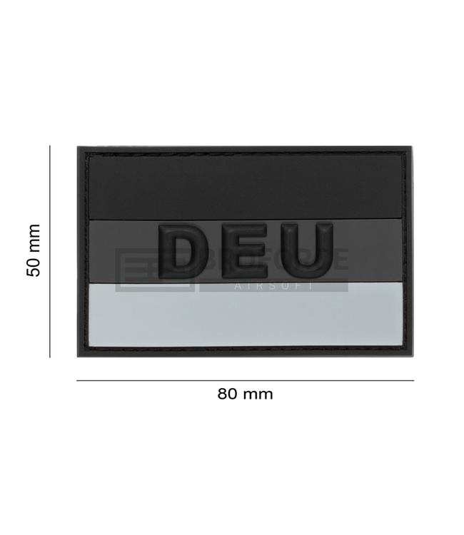 JTG German Flag Rubber Patch - Blackops