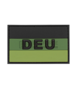 JTG German Flag Rubber Patch - Forest