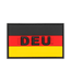 JTG German Flag Rubber Patch - Multicolor