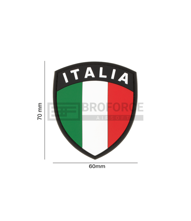 JTG Italia Flag Rubber Patch - Multicolor