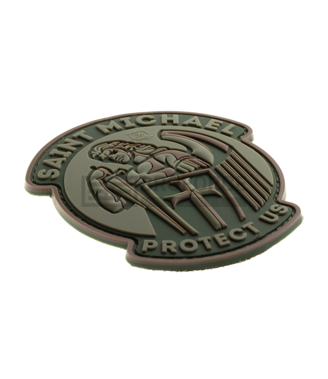 JTG Saint Michael Rubber Patch - Green