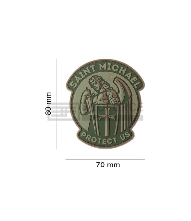 JTG Saint Michael Rubber Patch - Green