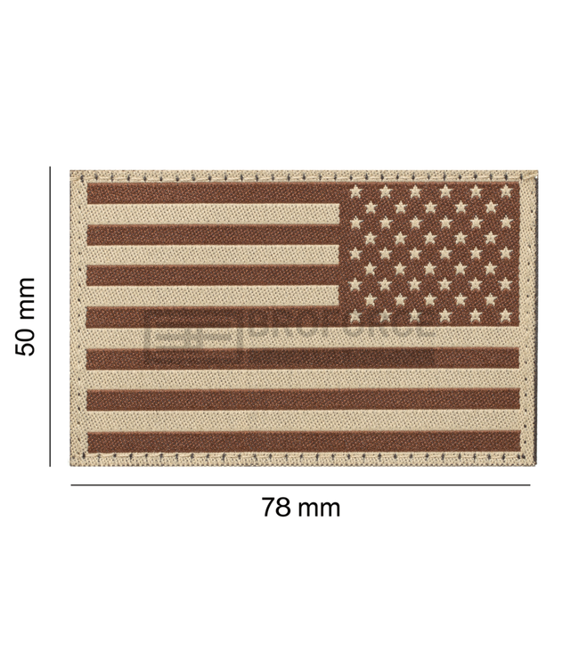 Clawgear USA Reversed Flag Patch - Desert