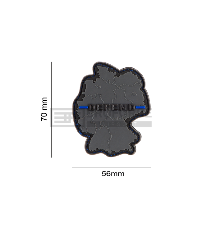 JTG Defend Germany Rubber Patch - SWAT