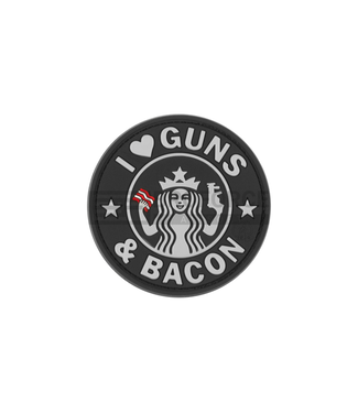 JTG Guns and Bacon Rubber Patch - SWAT