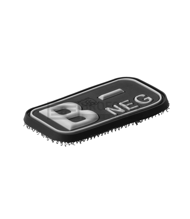JTG Bloodtype Rubber Patch B Neg - SWAT