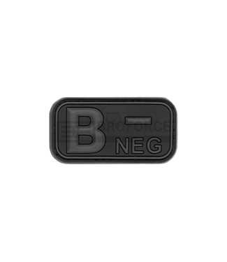 JTG Bloodtype Rubber Patch B Neg - Blackops