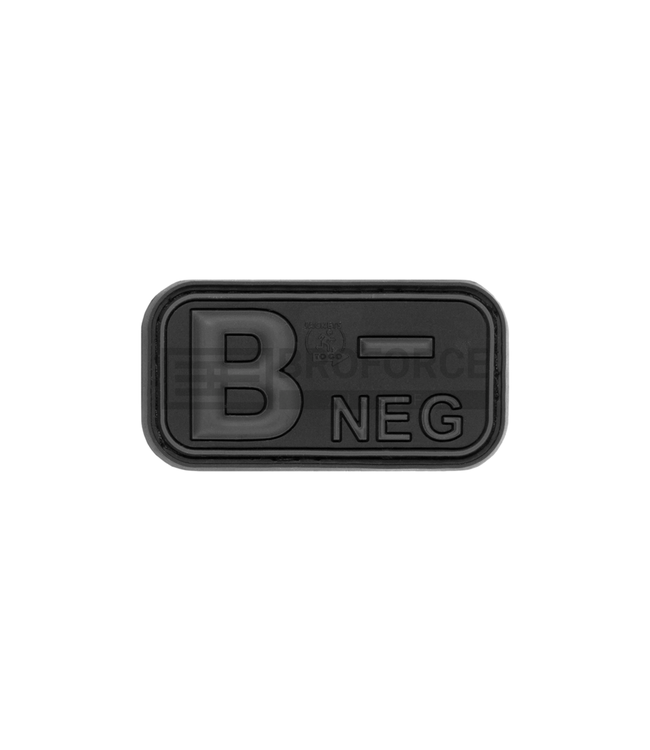 JTG Bloodtype Rubber Patch B Neg - Blackops