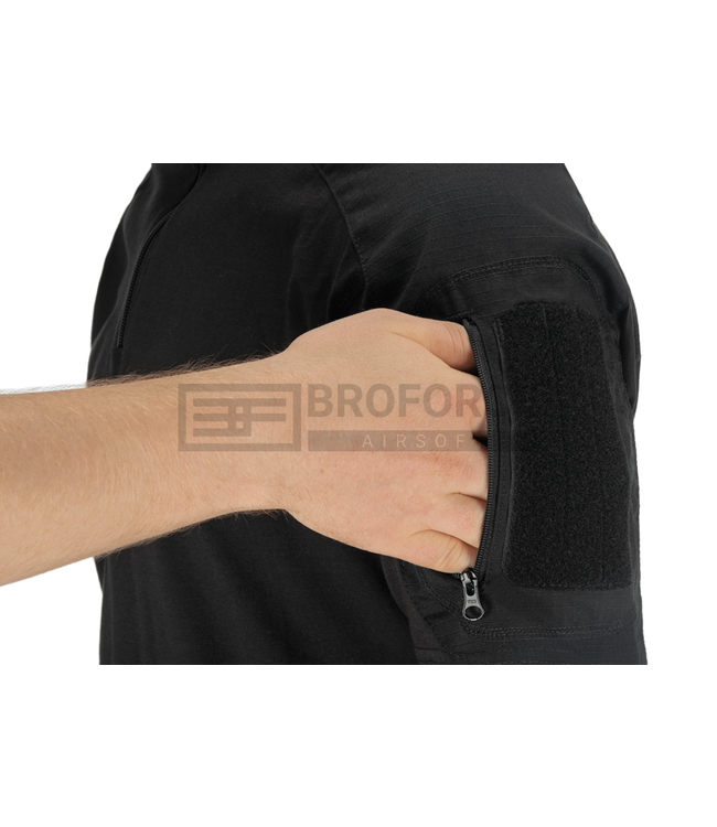 Invader Gear Combat Shirt Short Sleeve - Black