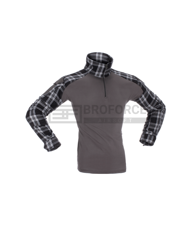 Invader Gear Flannel Combat Shirt - Black