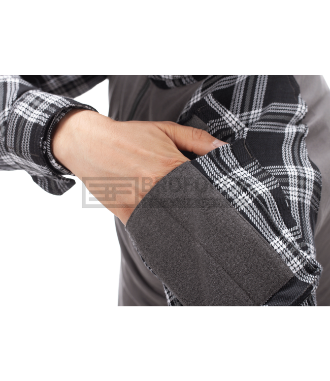 Invader Gear Flannel Combat Shirt - Black