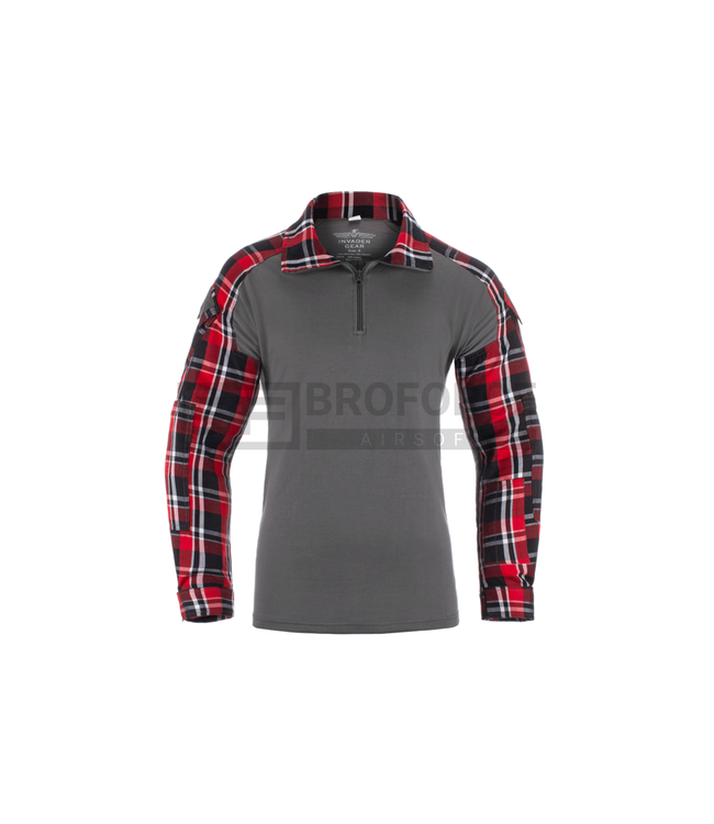 Invader Gear Flannel Combat Shirt - Red