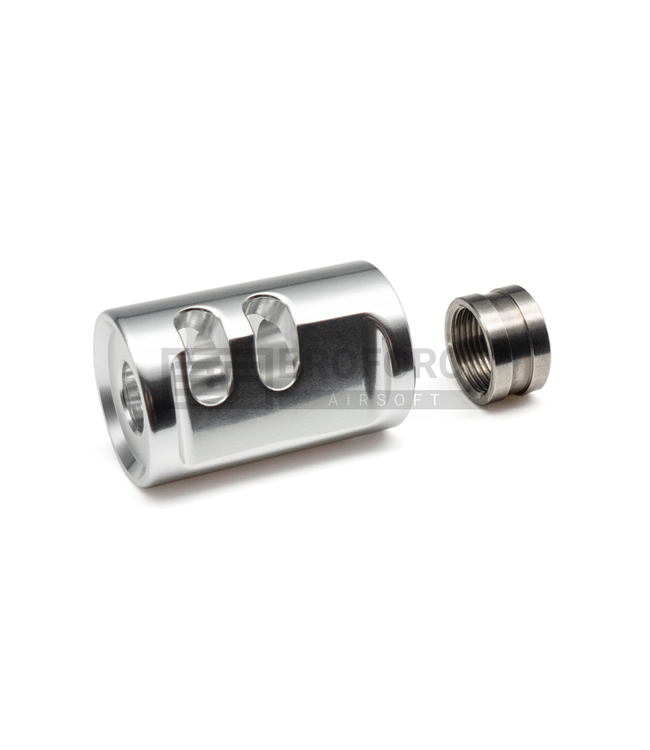 TTI Airsoft AAP01 Typa-A Compensator 14mm CCW - Silver