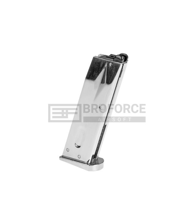 Tokyo Marui Magazine M92F Chrome GBB 26rds - Silver