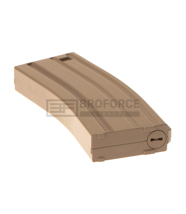 Specna Arms Magazine M4 Midcap Polymer 140rds - Tan