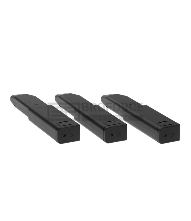 Krytac Magazine Kriss Vector Midcap 95rds 3-pack - Black