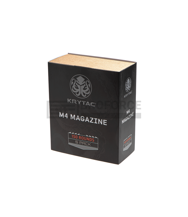 Krytac Magazinee M4 Midcap 150rds 5-pack - Dark Earth