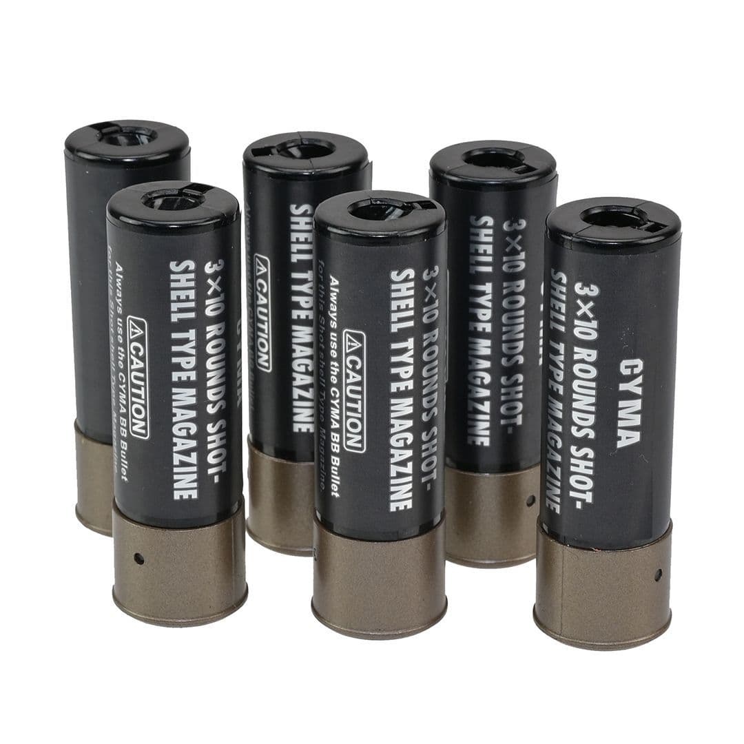 Shotgun shells 6 piece (30rds) | Broforce Airsoft - Broforce Airsoft
