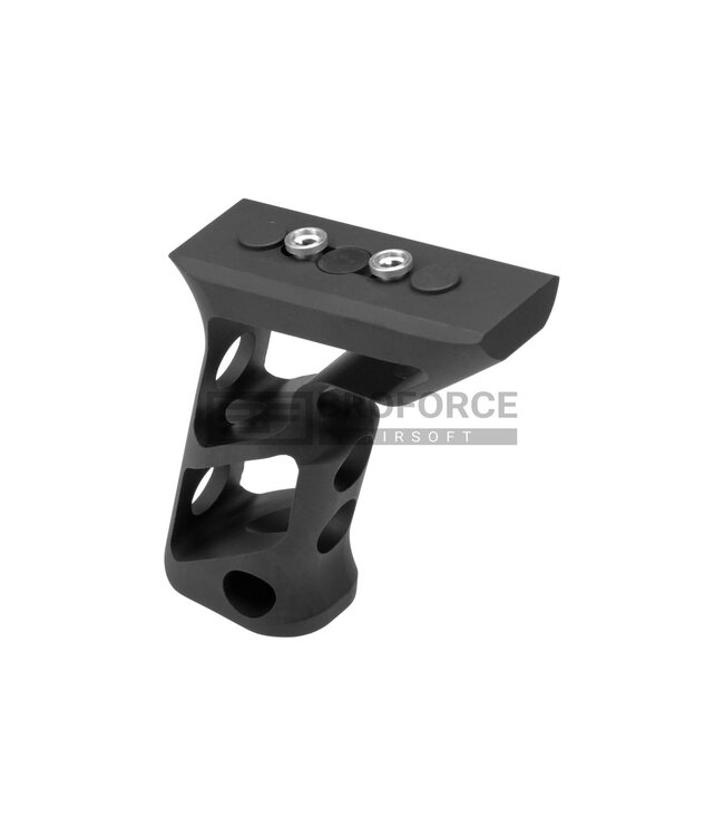 Metal CNC Long Angled Grip for Keymod - Black