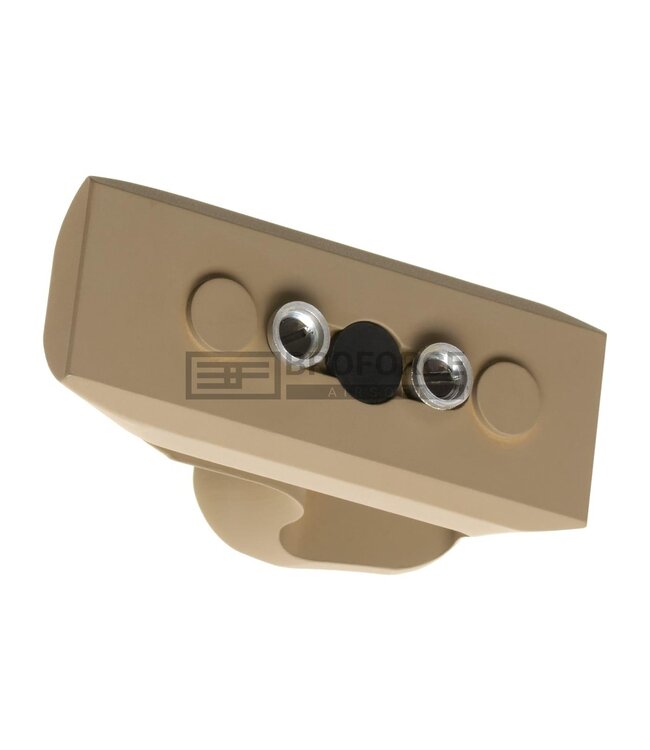 Metal CNC Short Angled Grip for Keymod - Dark Earth