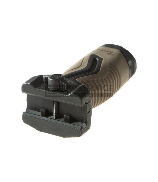 IMI Defense OVG Overmolding Vertical Grip - Black/Tan