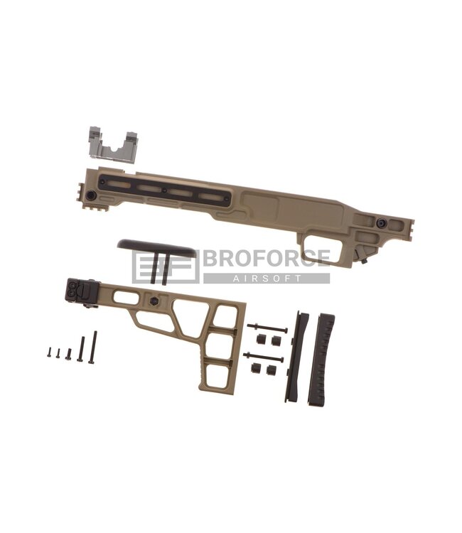Maple Leaf MLC-S2 Tactical Folding Chassis for VSR-10 - Dark Earth