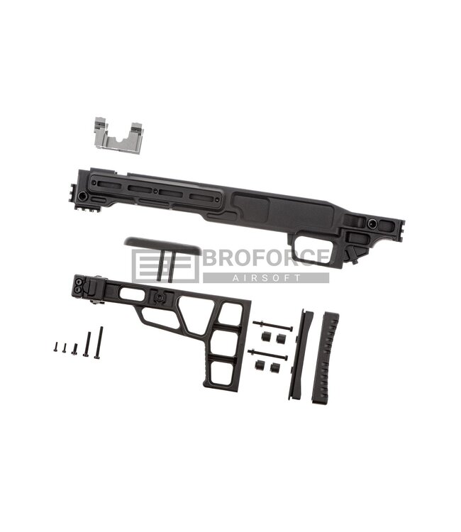 Maple Leaf MLC-S2 Tactical Folding Chassis for VSR-10 - Black