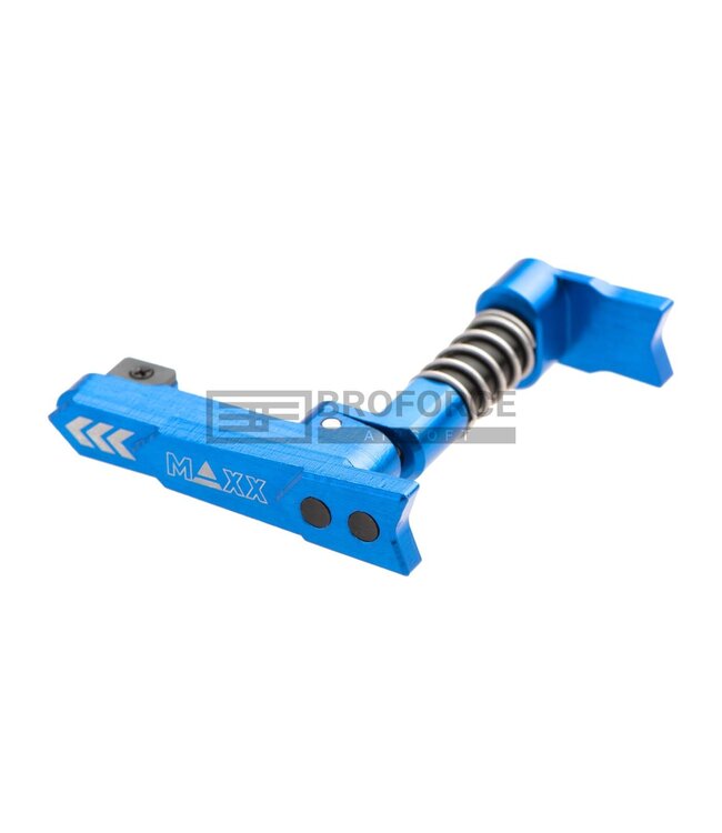 Maxx Model CNC Aluminum Advanced Magazine Release Style A - Blue