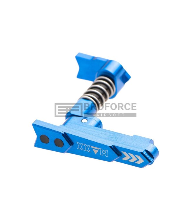 Maxx Model CNC Aluminum Advanced Magazine Release Style A - Blue