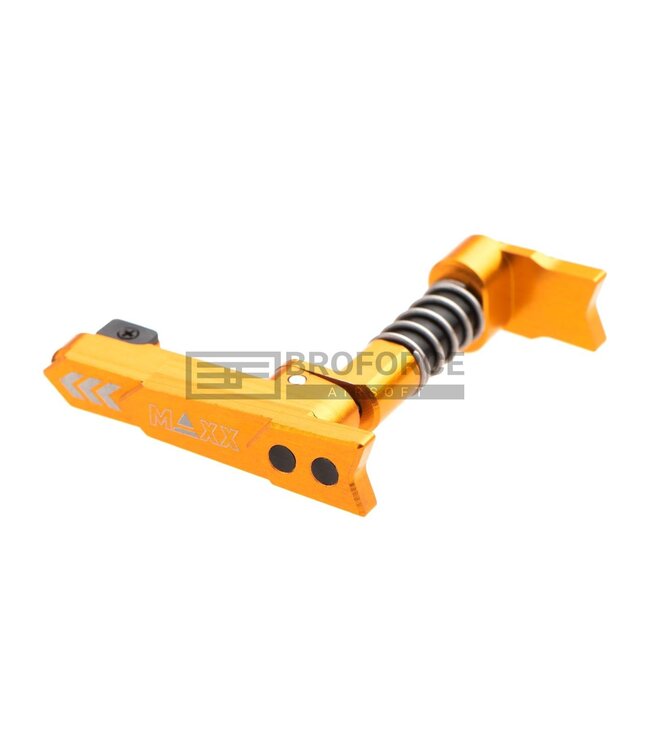 Maxx Model CNC Aluminum Advanced Magazine Release Style A - Dark Earth