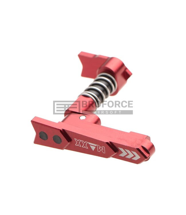Maxx Model CNC Aluminum Advanced Magazine Release Style A - Red
