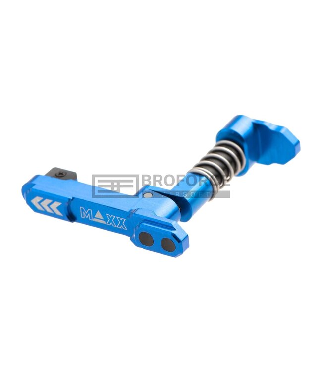 Maxx Model CNC Aluminum Advanced Magazine Release Style B - Blue