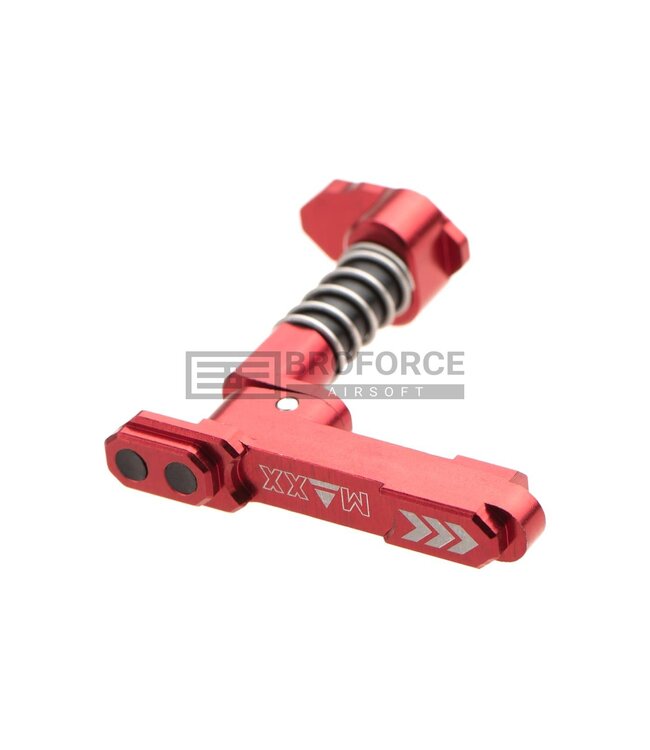 Maxx Model CNC Aluminum Advanced Magazine Release Style B - Red