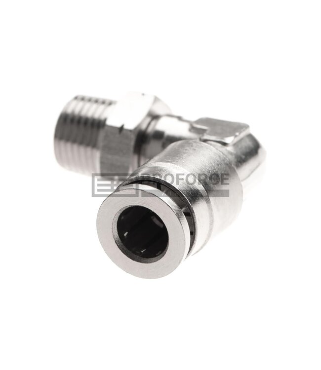 EpeS HPA 6mm Hose Coupling 90 Degree - Outer 1/8 NPT