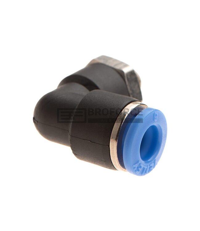 EpeS HPA 6mm Hose Coupling 90 Degree - Outer M6 Thread