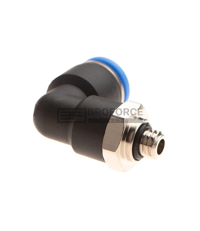 EpeS HPA 6mm Hose Coupling 90 Degree - Outer M6 Thread